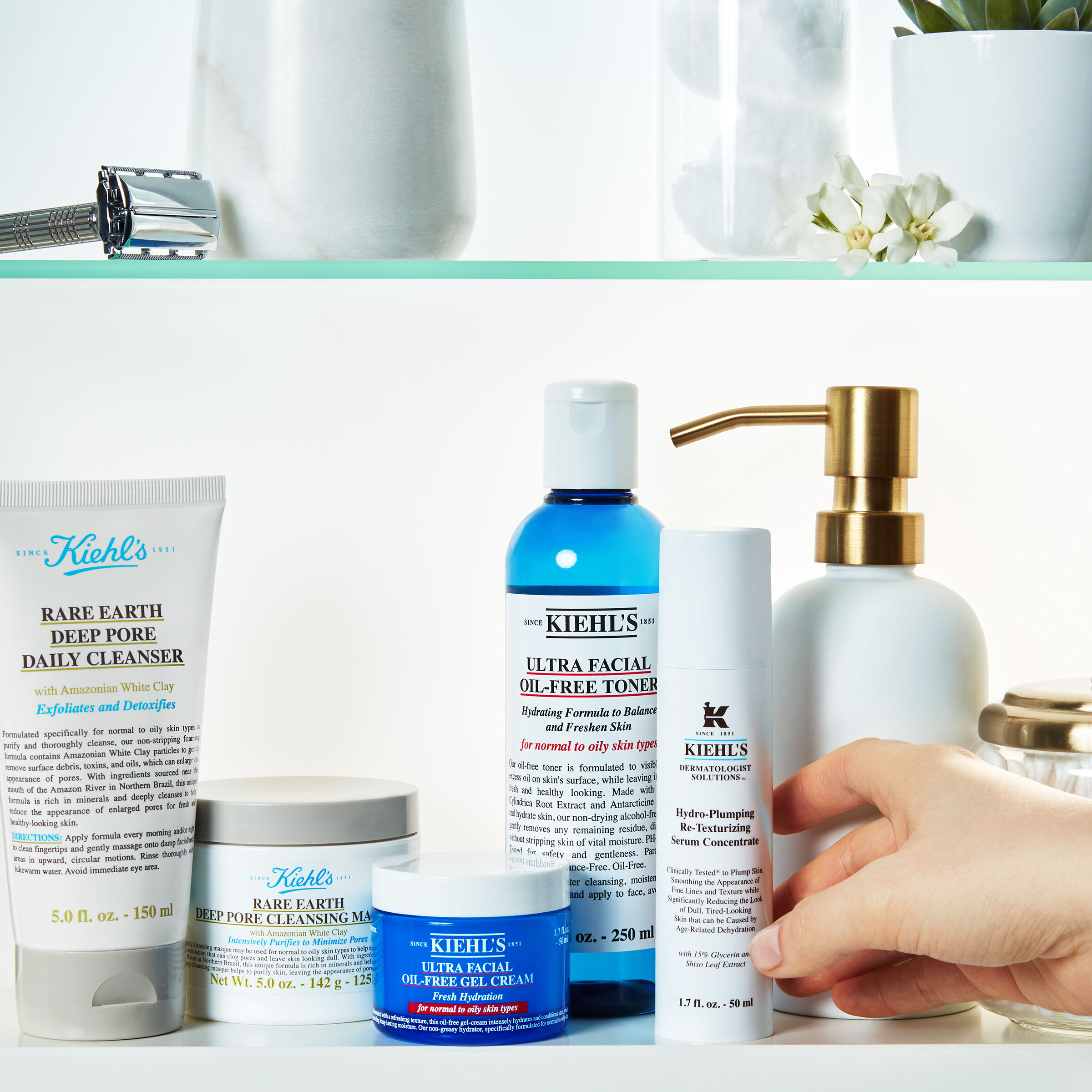 Sữa Rửa Mặt Đất Set Kiehl's Rare Earth Deep Pore Daily Cleanser