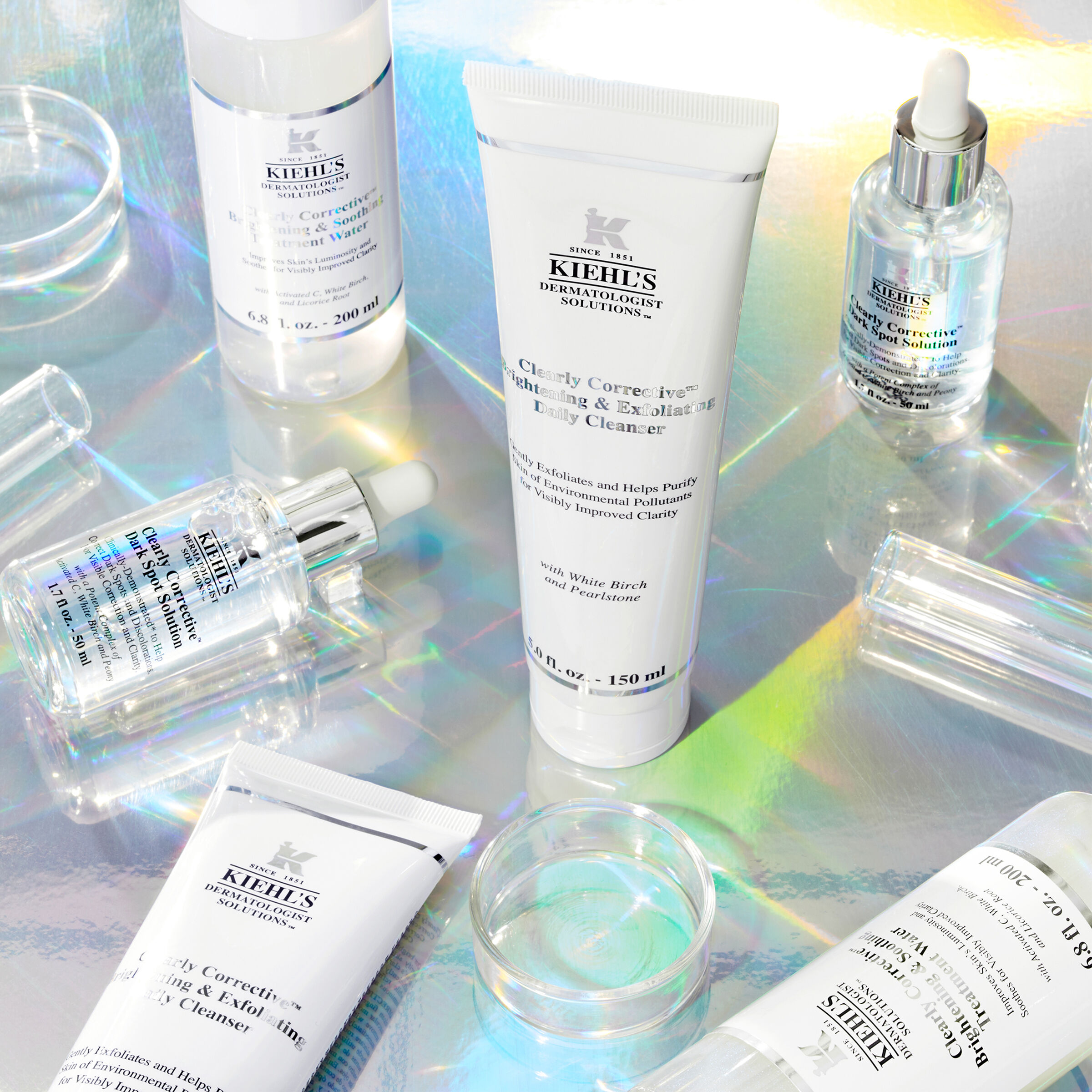 Nước Thần Lam Sang Da & Mờ Tham Mụn Kiehl's Clearly Corrective™ Brightening Soothing Treatment Water