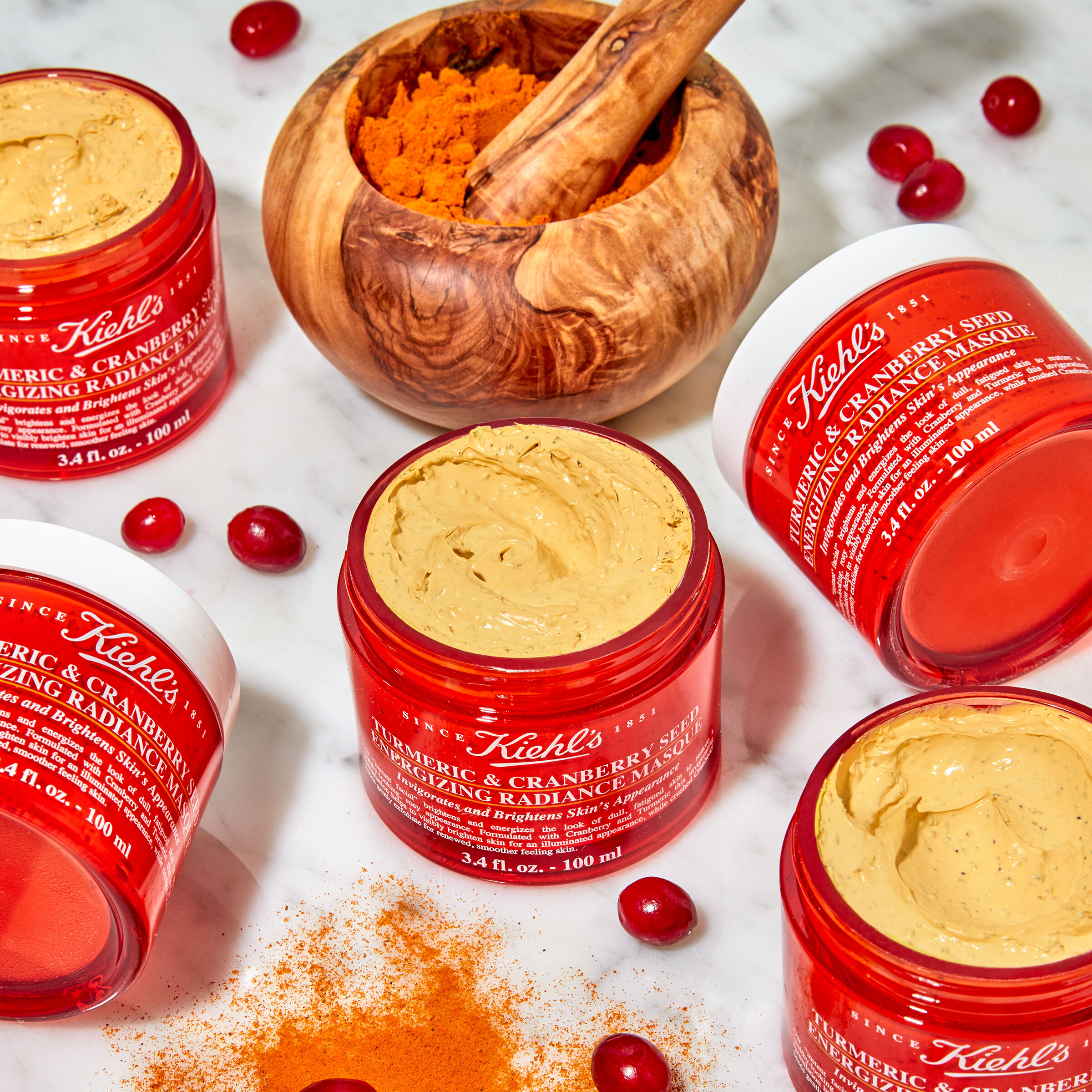 Mặt Nạ Nghệ Việt Quất Kiehl's Tumeric & Cranberry Seed Energizing Radiance Masque
