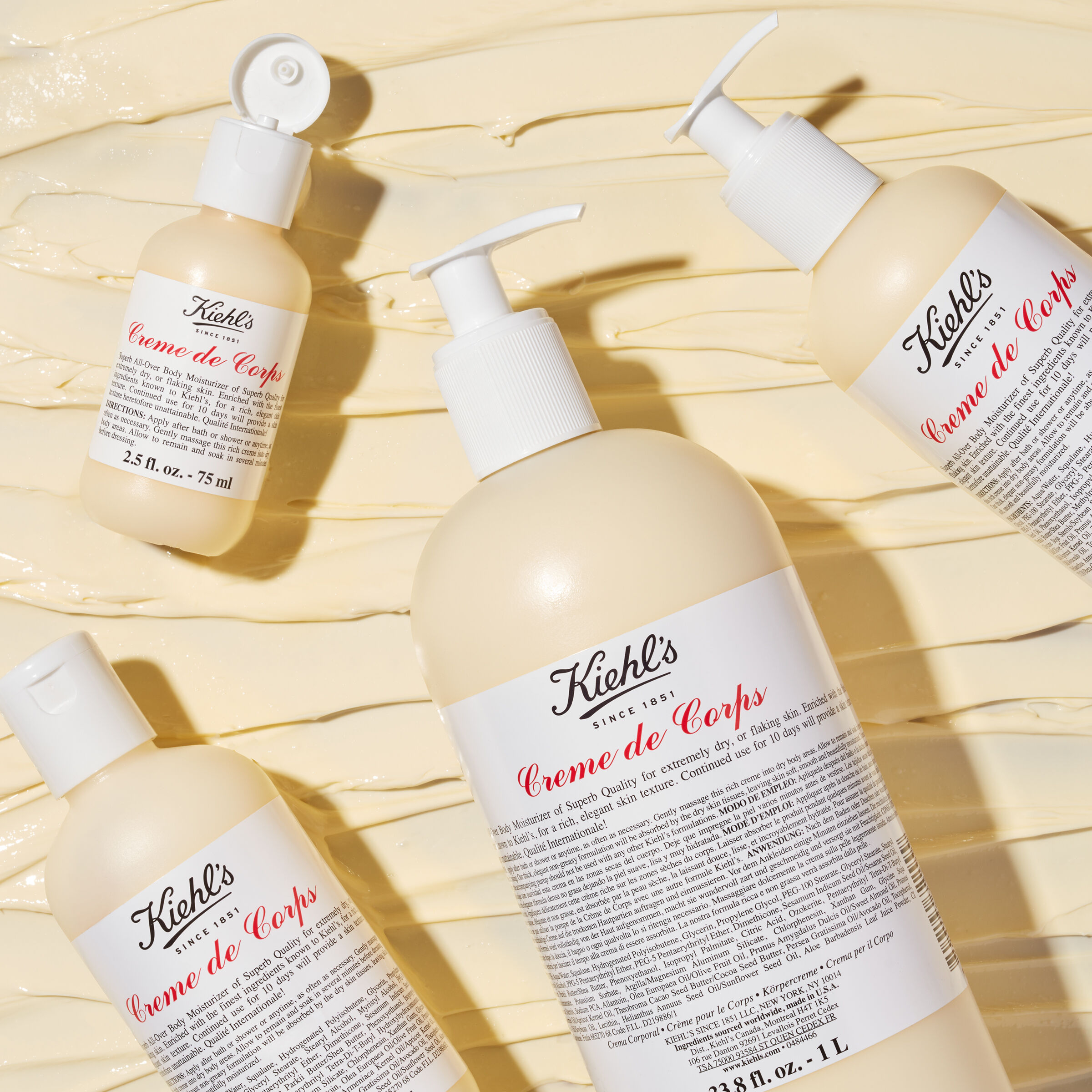 Kem Dưỡng Thể Kiehl's Crème De Corps Giàu Độ Ẩm Không Nhờn Rít