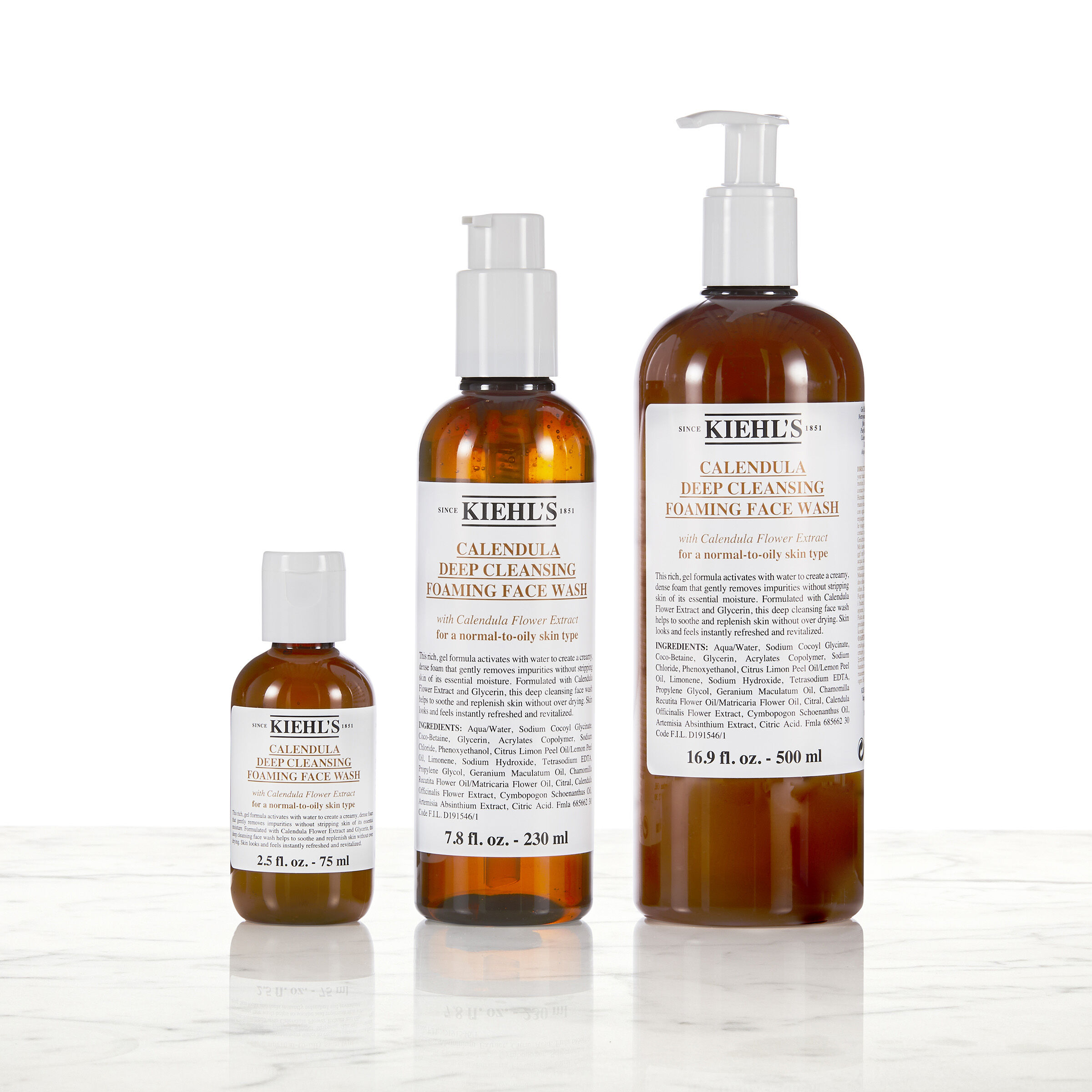 Sữa Rửa Mặt Hoa Cuc Kiehl's Calendula Deep Cleansing Foaming Face Wash