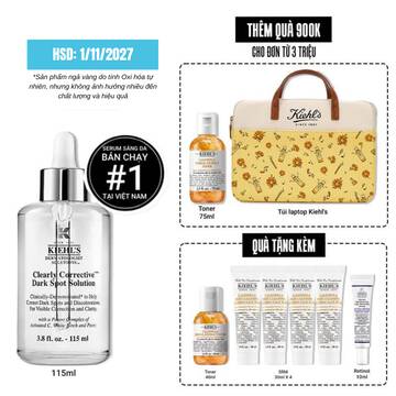 Serum Vitamin C Sang Da Mờ Tham Kiehl's Clearly Corrective Dark Spot Solution