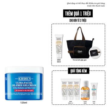 Kem Dưỡng Cấp Ẩm Kiềm Dầu Kiehl's Ultra Facial Oil-Free Gel Cream Khong Bong Nhờn Suốt 24H