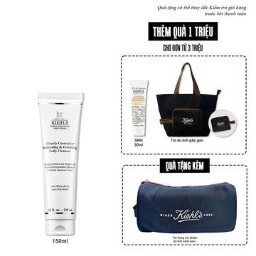 Sữa Rửa Mặt Kiehl's Clearly Corrective™ Brightening & Exfoliating Cleanser