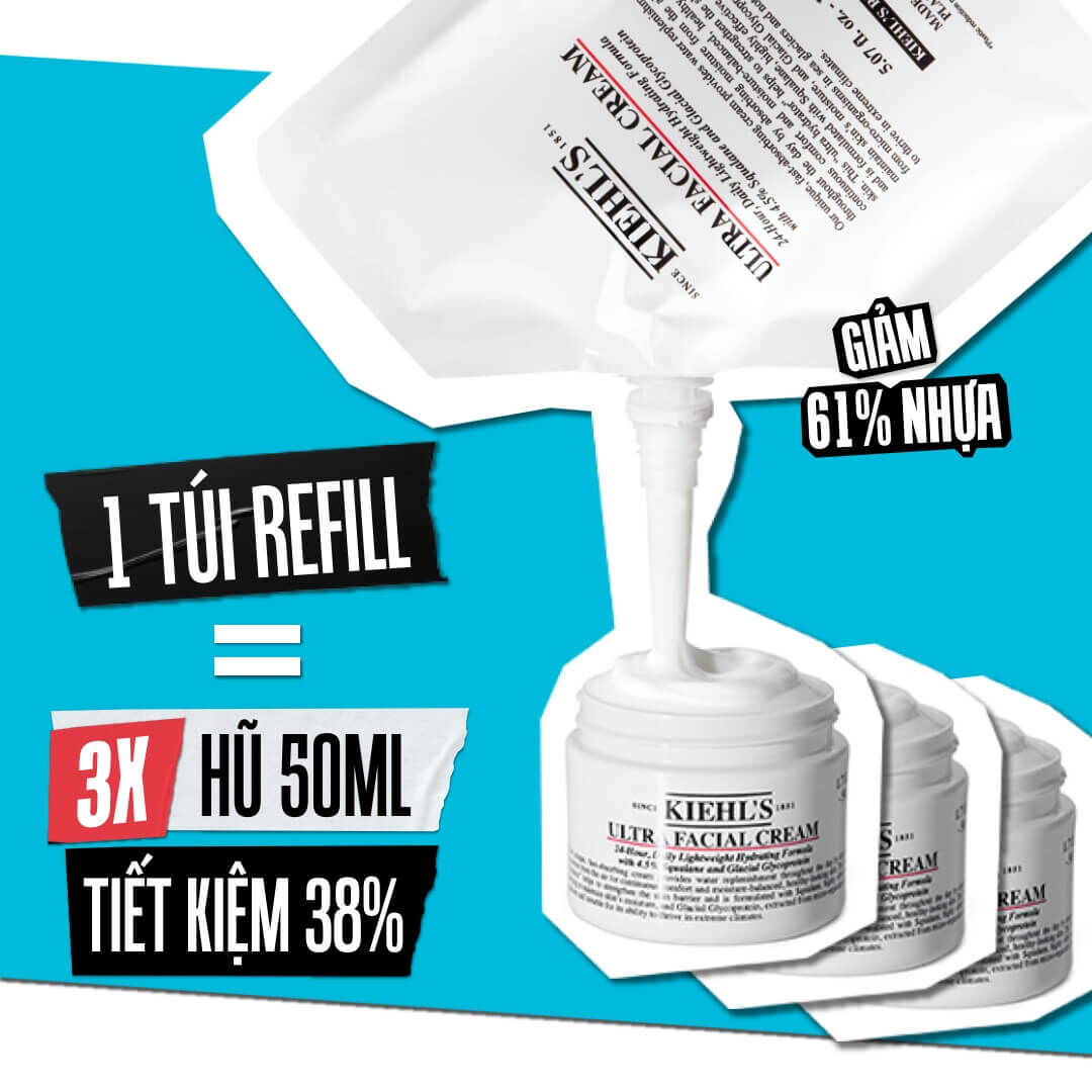 Kem Cấp Ẩm Kiehl's Ultra Facial Cream Dưỡng Ẩm Suốt 72 Giờ 50ml