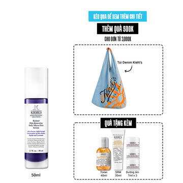 Serum Retinol Tai Tạo & Ngăn Ngừa Lao Hoa Kiehl's Retinol Micro-Dose