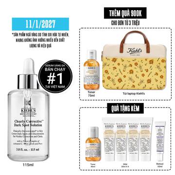 Serum Vitamin C Sang Da Mờ Tham Kiehl's Clearly Corrective Dark Spot Solution