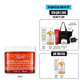 Mặt Nạ Nghệ Việt Quất Kiehl's Tumeric & Cranberry Seed Energizing Radiance Masque
