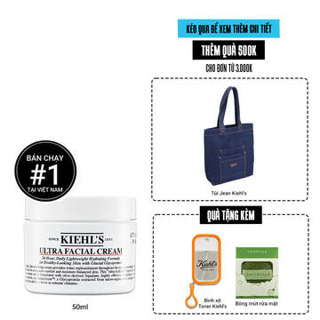 Kem Cấp Ẩm Kiehl's Ultra Facial Cream Dưỡng Ẩm Suốt 72 Giờ