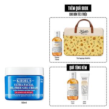 Kem Dưỡng Cấp Ẩm Kiềm Dầu Kiehl's Ultra Facial Oil-Free Gel Cream Khong Bong Nhờn Suốt 24H