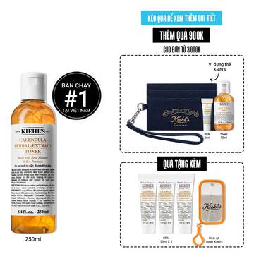 Nước Can Bằng Hoa Cuc Kiehl's Calendula Herbal Extract Alcohol-Free Toner
