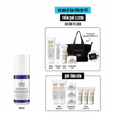 Serum Retinol Tai Tạo & Ngăn Ngừa Lao Hoa Kiehl's Retinol Micro-Dose