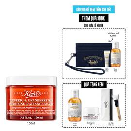 Mặt Nạ Nghệ Việt Quất Kiehl's Tumeric & Cranberry Seed Energizing Radiance Masque