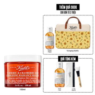 Mặt Nạ Nghệ Việt Quất Kiehl's Tumeric & Cranberry Seed Energizing Radiance Masque