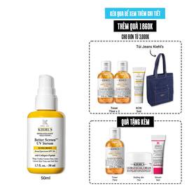 Serum chống nắng & ngăn ngừa lao hoa Kiehl’s Better Screen™ UV Serum SPF50 PA++++ with Collagen Peptide