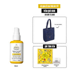 Serum chống nắng & ngăn ngừa lao hoa Kiehl’s Better Screen™ UV Serum SPF50 PA++++ with Collagen Peptide