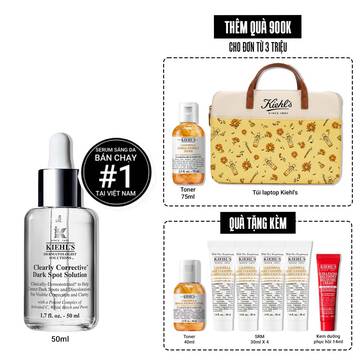 Serum Vitamin C Sang Da Mờ Tham Kiehl's Clearly Corrective Dark Spot Solution