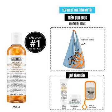 Nước Can Bằng Hoa Cuc Kiehl's Calendula Herbal Extract Alcohol-Free Toner