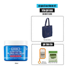 Kem Dưỡng Cấp Ẩm Kiềm Dầu Kiehl's Ultra Facial Oil-Free Gel Cream Khong Bong Nhờn Suốt 24H