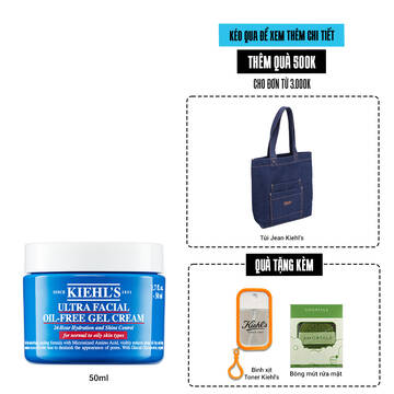 Kem Dưỡng Cấp Ẩm Kiềm Dầu Kiehl's Ultra Facial Oil-Free Gel Cream Khong Bong Nhờn Suốt 24H