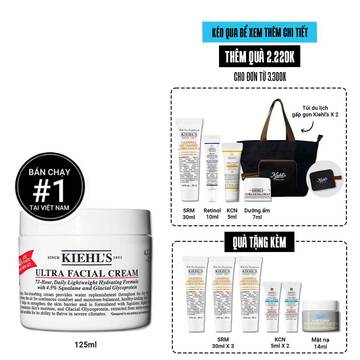 Kem Cấp Ẩm Kiehl's Ultra Facial Cream Dưỡng Ẩm Suốt 72 Giờ