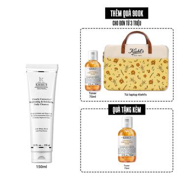 Sữa Rửa Mặt Kiehl's Clearly Corrective™ Brightening & Exfoliating Cleanser