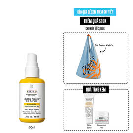 Serum chống nắng & ngăn ngừa lao hoa Kiehl’s Better Screen™ UV Serum SPF50 PA++++ with Collagen Peptide