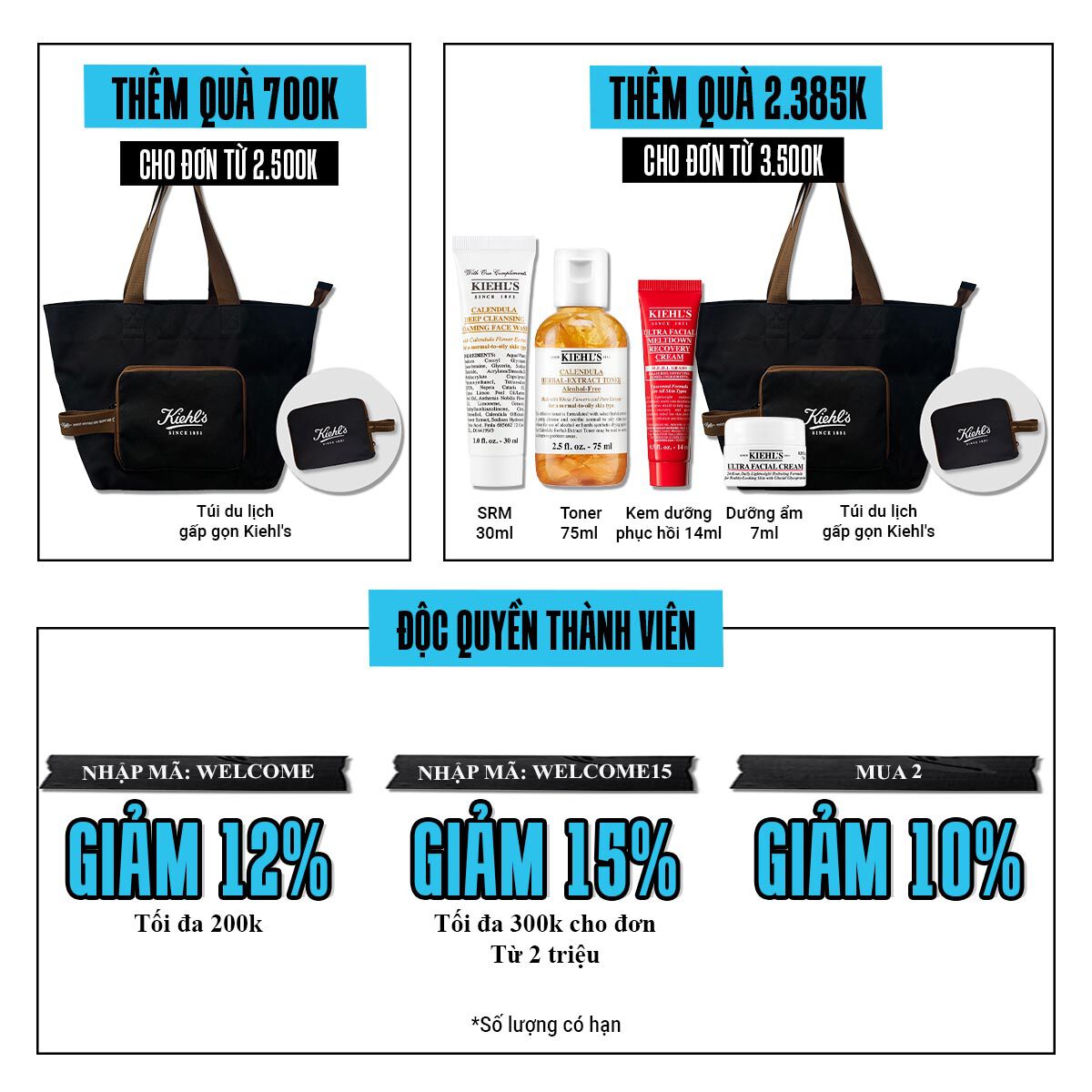 Kem Cấp Ẩm Kiehl's Ultra Facial Cream Dưỡng Ẩm Suốt 72 Giờ 50ml