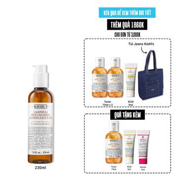 Sữa Rửa Mặt Hoa Cuc Kiehl's Calendula Deep Cleansing Foaming Face Wash