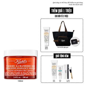 Mặt Nạ Nghệ Việt Quất Kiehl's Tumeric & Cranberry Seed Energizing Radiance Masque