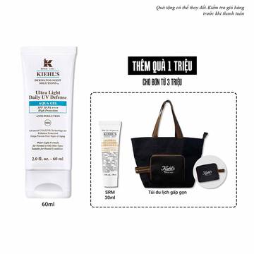 Gel Chống Nắng Kiehl's Ultra Light Daily UV Defense Aqua Gel