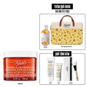 Mặt Nạ Nghệ Việt Quất Kiehl's Tumeric & Cranberry Seed Energizing Radiance Masque