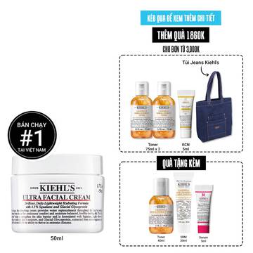 Kem Cấp Ẩm Kiehl's Ultra Facial Cream Dưỡng Ẩm Suốt 72 Giờ