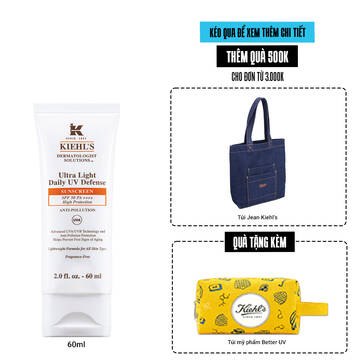 Kem Chống Nắng Hằng Ngay Kiehl's Ultra Light Daily UV Defense SPF 50 PA++++