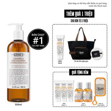 Sữa Rửa Mặt Hoa Cuc Calendula Deep Cleansing Foaming Face Wash