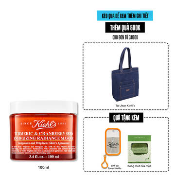 Mặt Nạ Nghệ Việt Quất Kiehl's Tumeric & Cranberry Seed Energizing Radiance Masque