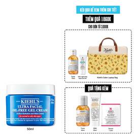 Kem Dưỡng Cấp Ẩm Kiềm Dầu Kiehl's Ultra Facial Oil-Free Gel Cream Khong Bong Nhờn Suốt 24H
