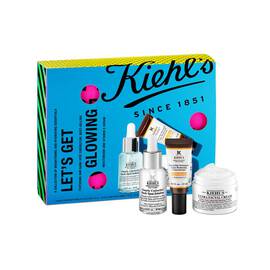  Let's Get Glowing Gift Set in limited-edition packaging with included formulas visible