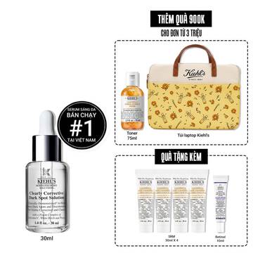 Serum Vitamin C Sang Da Mờ Tham Kiehl's Clearly Corrective Dark Spot Solution