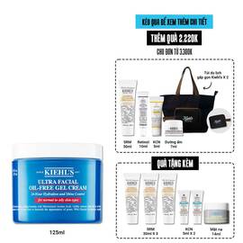 Kem Dưỡng Cấp Ẩm Kiềm Dầu Kiehl's Ultra Facial Oil-Free Gel Cream Khong Bong Nhờn Suốt 24H