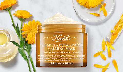 Mặt Nạ Hoa Cúc Cấp Ẩm Dịu Da Calendula Petal-Infused Calming- Kiehl;s Việt  Nam