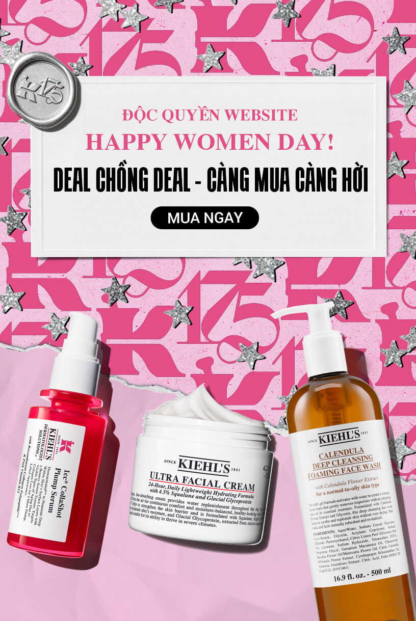 DA KHỎE MẠNH CUNG KIEHL’S SỐNG XANH YEU TRAI ĐẤT