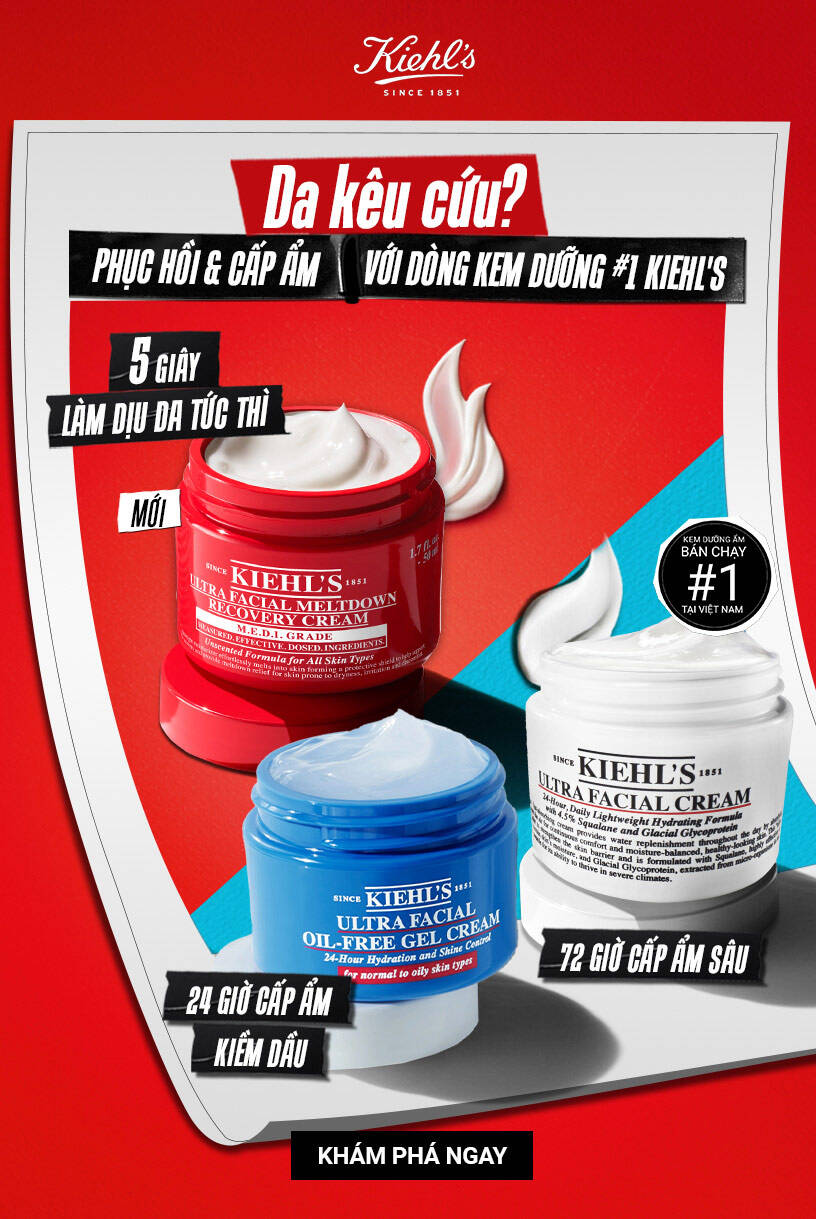 DA KHỎE MẠNH CUNG KIEHL’S SỐNG XANH YEU TRAI ĐẤT