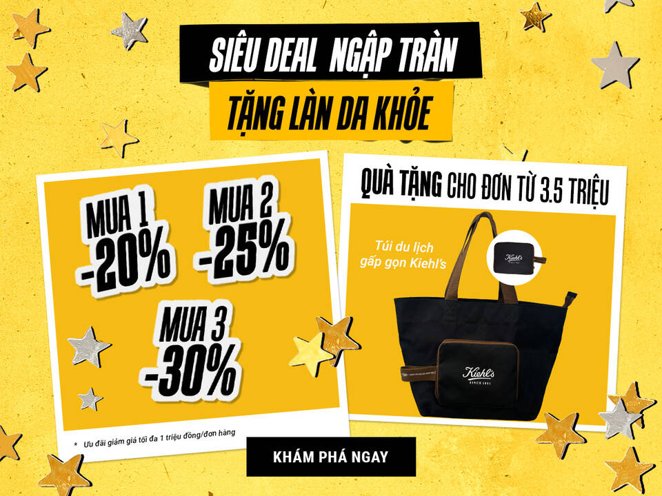 CHAO MỪNG BẠN ĐẾN VỚI THẾ GIỚI KIEHL’S