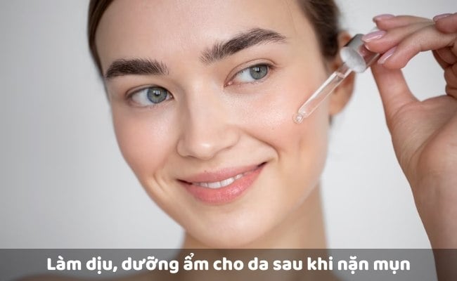 Làm dịu, dưỡng ẩm cho da

