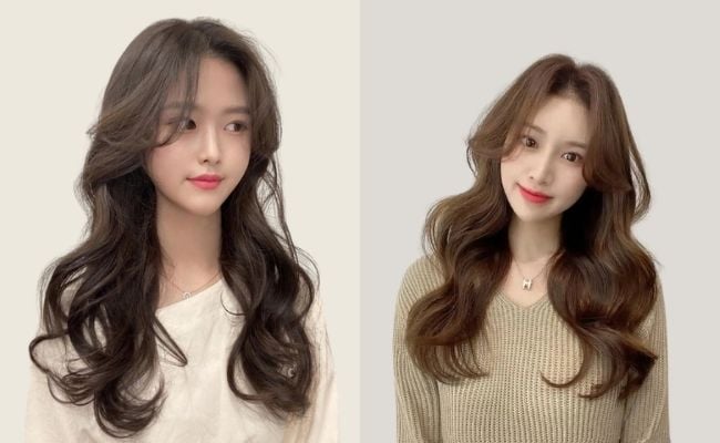 kiểu tóc mái cho mặt dài