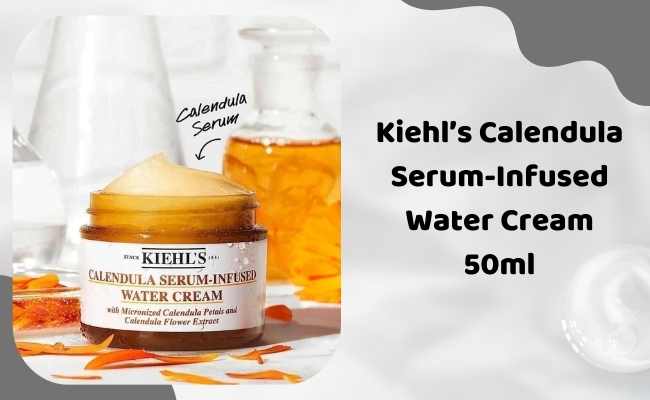 Kem dưỡng ẩm ngăn ngừa lão hóa Kiehl's Calendula Serum-Infused Water Cream 50ML