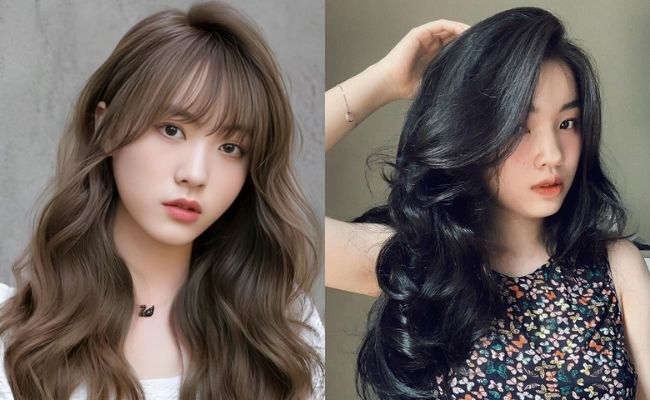 Các kiểu tóc dài uốn lọn to đẹp
