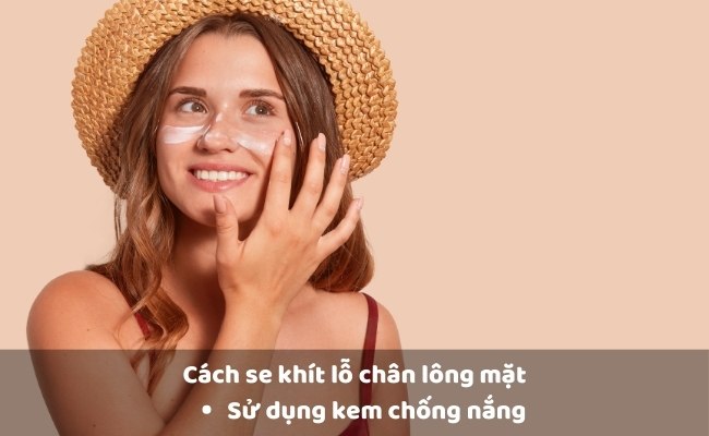 Sử dụng kem chống nắng

