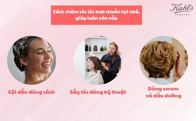 Cách chăm sóc tóc bob chuẩn tại nhà